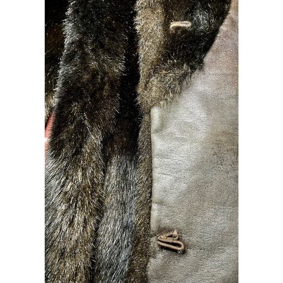 Women's Vintage 1980’s Donnybrook Faux Fur Coat Size 15 - Picture 8 of 16